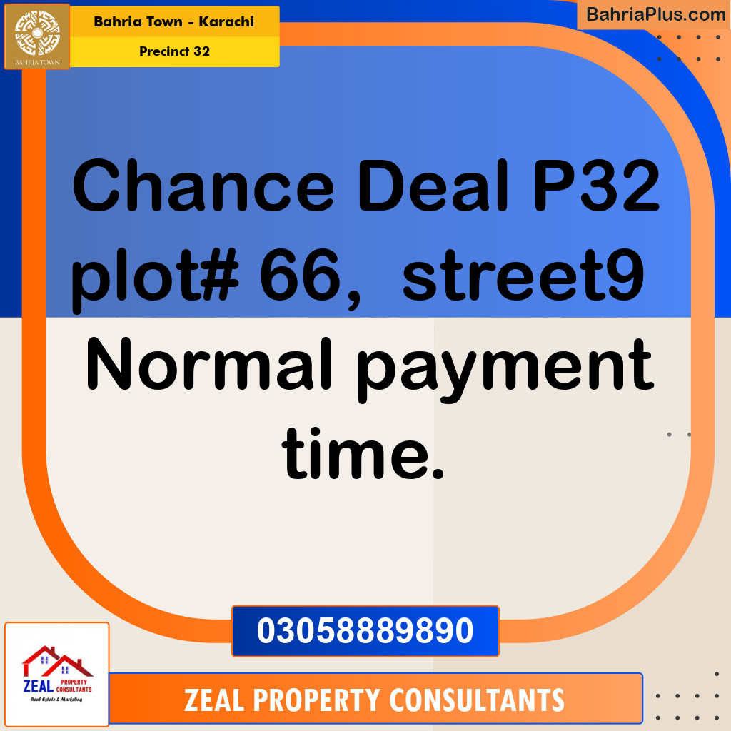 250 Sq. Yards Residential Plot for Sale in Precinct 32 -  Bahria Town, Karachi - (BP-211901)