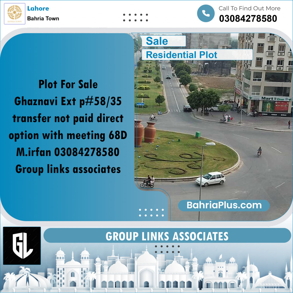 Residential Plot for Sale in Bahria Town, Lahore - (BP-212255)