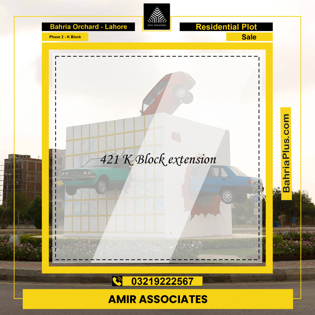 5 Marla Residential Plot for Sale in Phase 2 - K Block -  Bahria Orchard, Lahore - (BP-212629)