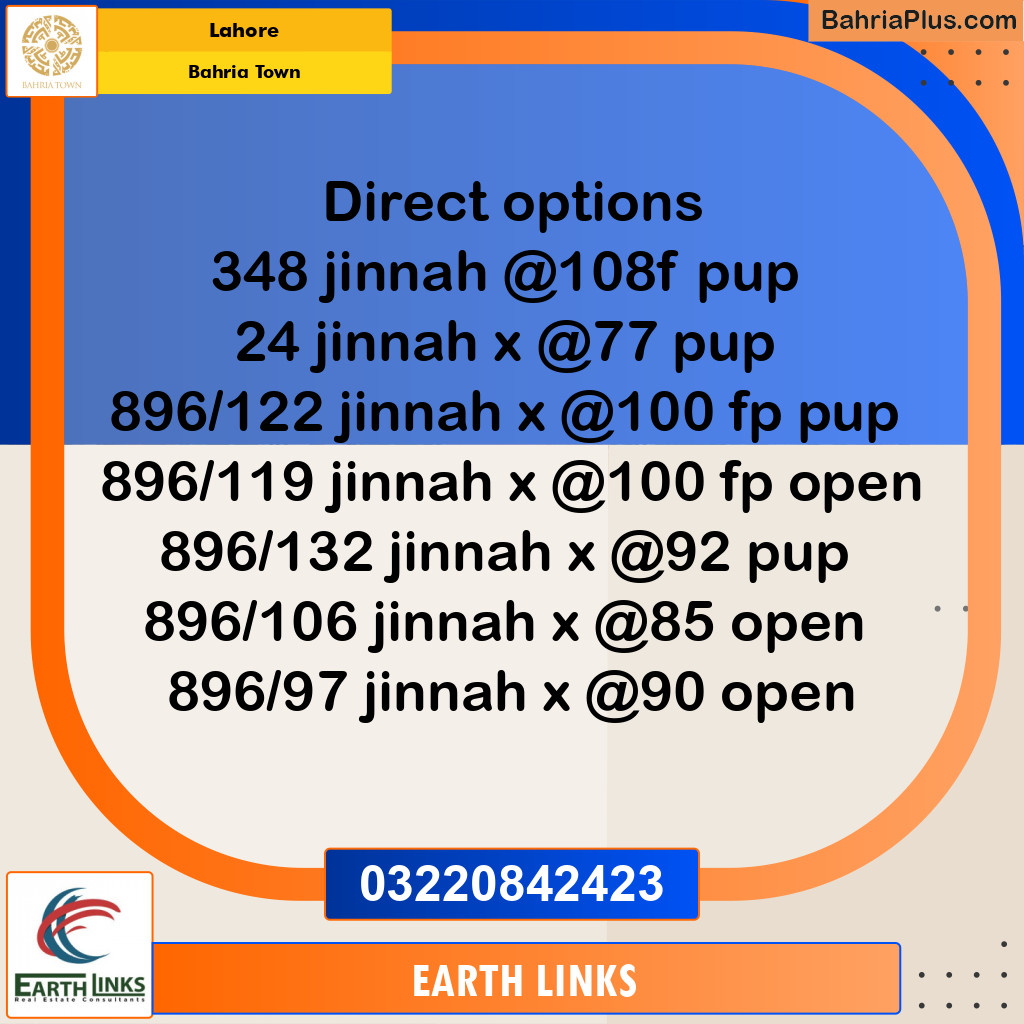 Residential Plot for Sale in Bahria Town, Lahore - (BP-213063)