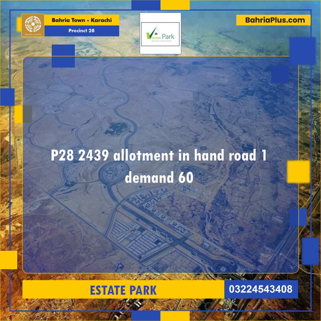 125 Sq. Yards Residential Plot for Sale in Precinct 28 -  Bahria Town, Karachi - (BP-213142)