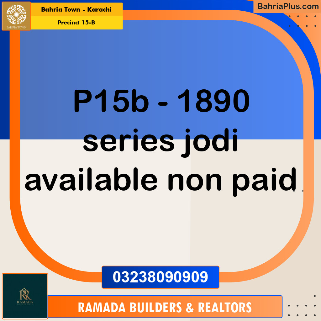 125 Sq. Yards Residential Plot for Sale in Precinct 15-B -  Bahria Town, Karachi - (BP-213173)