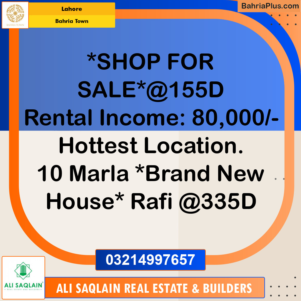 Residential Plot for Sale in Bahria Town, Lahore - (BP-213174)