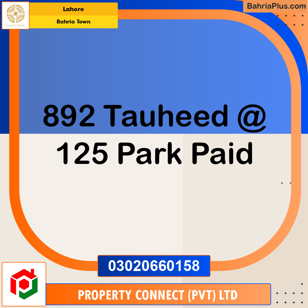 Residential Plot for Sale in Bahria Town, Lahore - (BP-213580)