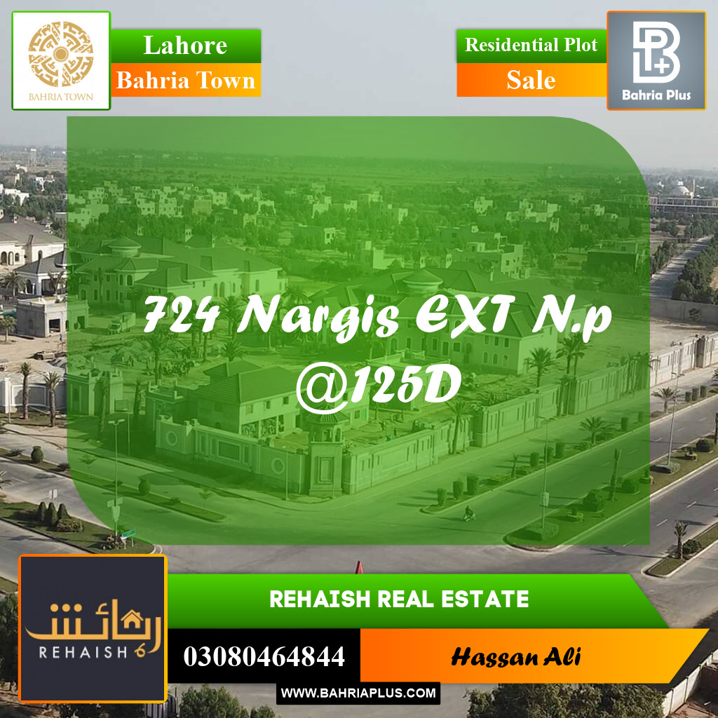 Residential Plot for Sale in Bahria Town, Lahore - (BP-213663)