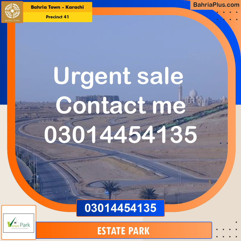 500 Sq. Yards Residential Plot for Sale in Precinct 41 -  Bahria Town, Karachi - (BP-213808)