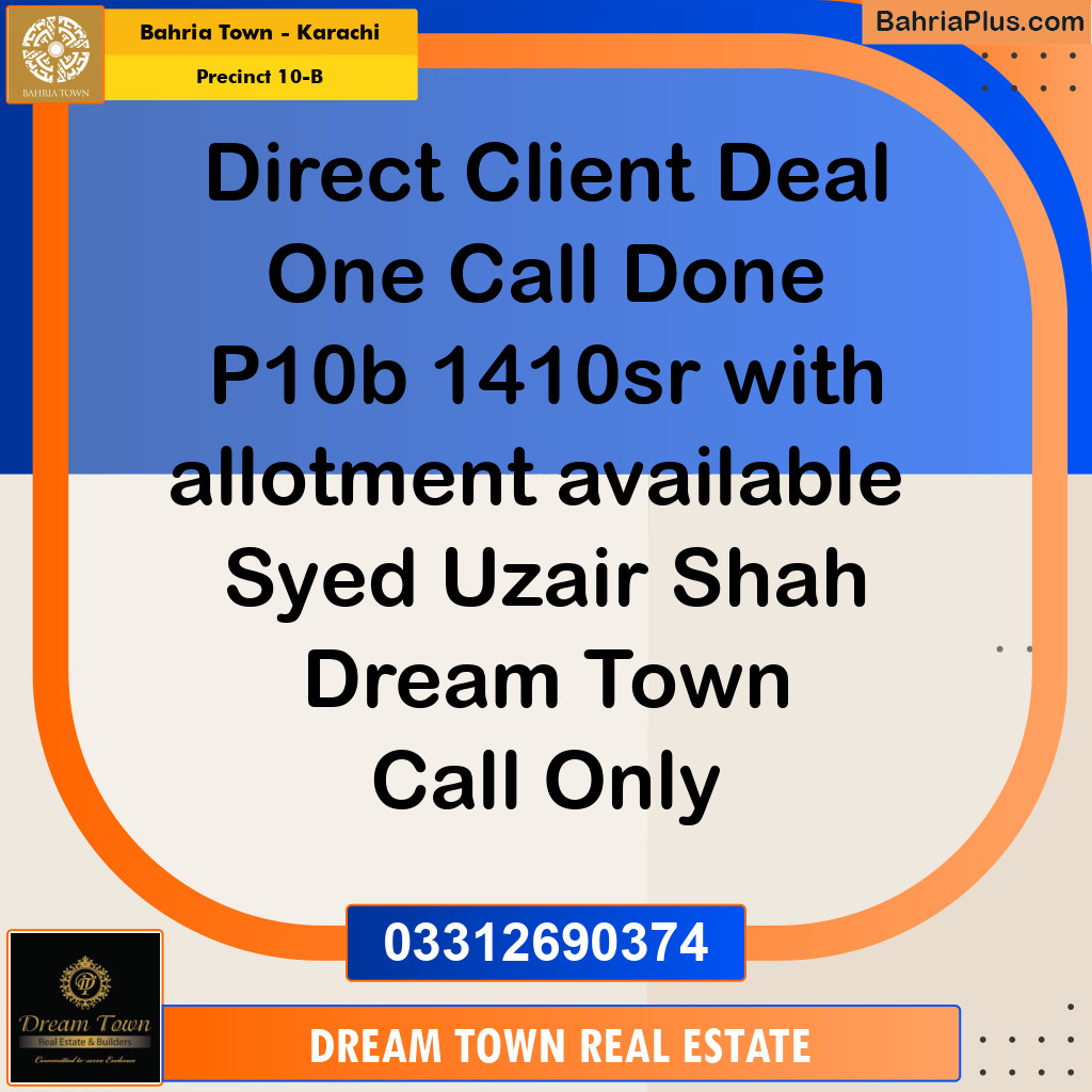 125 Sq. Yards Residential Plot for Sale in Precinct 10-B -  Bahria Town, Karachi - (BP-214287)
