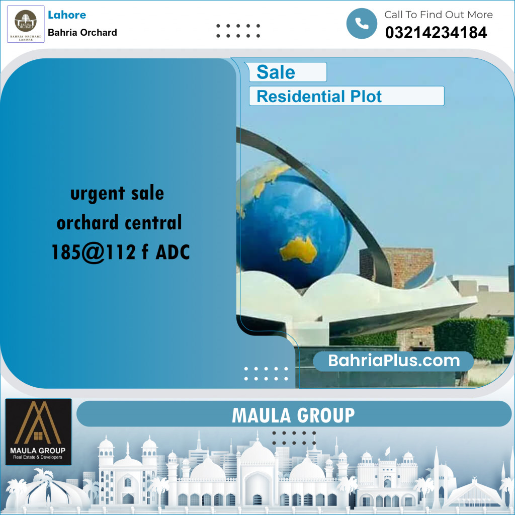 Residential Plot for Sale in Bahria Orchard, Lahore - (BP-214448)