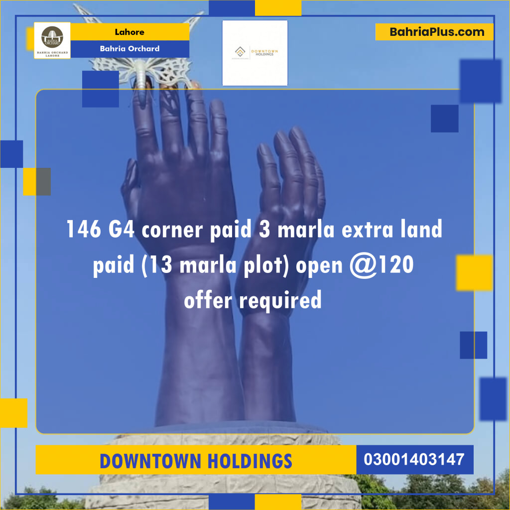 Residential Plot for Sale in Bahria Orchard, Lahore - (BP-214477)