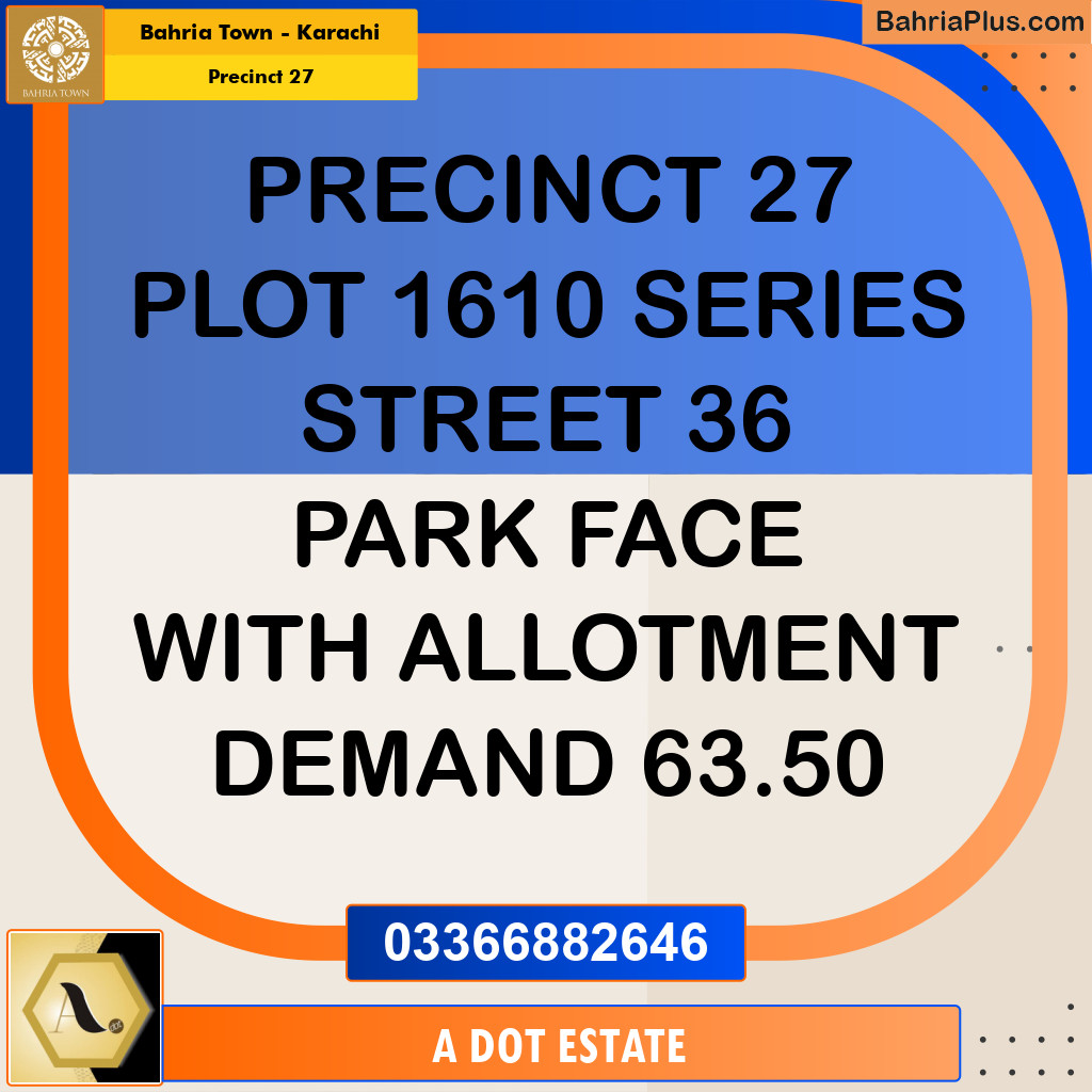 125 Sq. Yards Residential Plot for Sale in Precinct 27 -  Bahria Town, Karachi - (BP-214559)