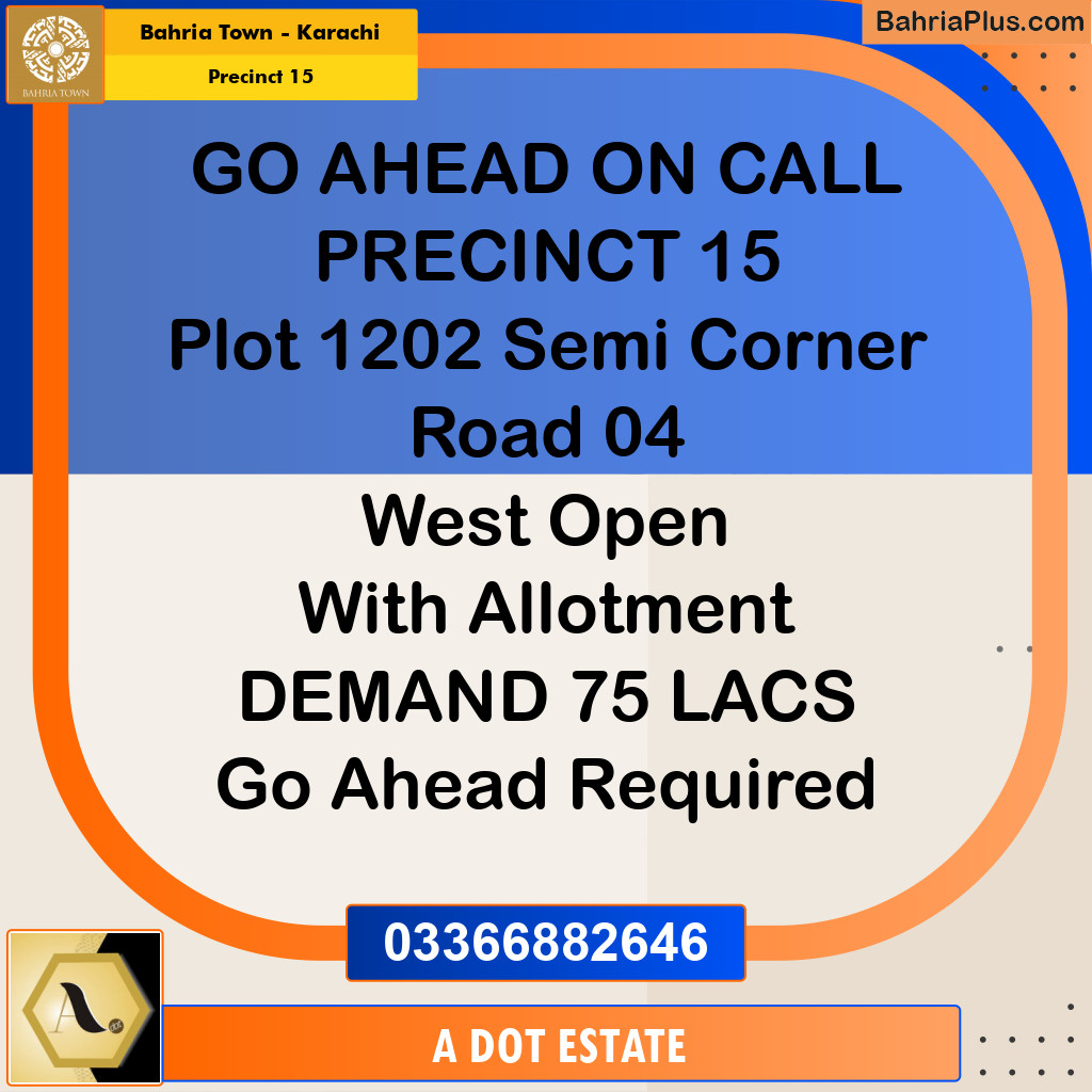 127 Sq. Yards Residential Plot for Sale in Precinct 15 -  Bahria Town, Karachi - (BP-214586)