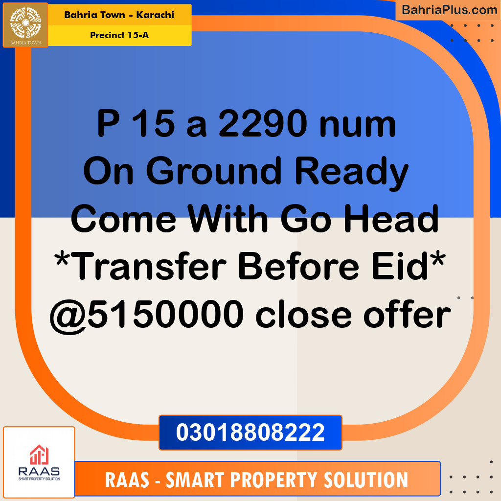 125 Sq. Yards Residential Plot for Sale in Precinct 15-A -  Bahria Town, Karachi - (BP-214592)