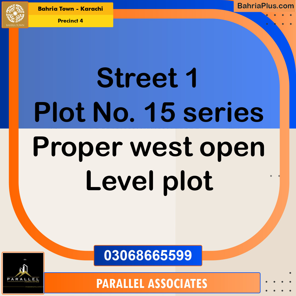 500 Sq. Yards Residential Plot for Sale in Precinct 4 -  Bahria Town, Karachi - (BP-214721)
