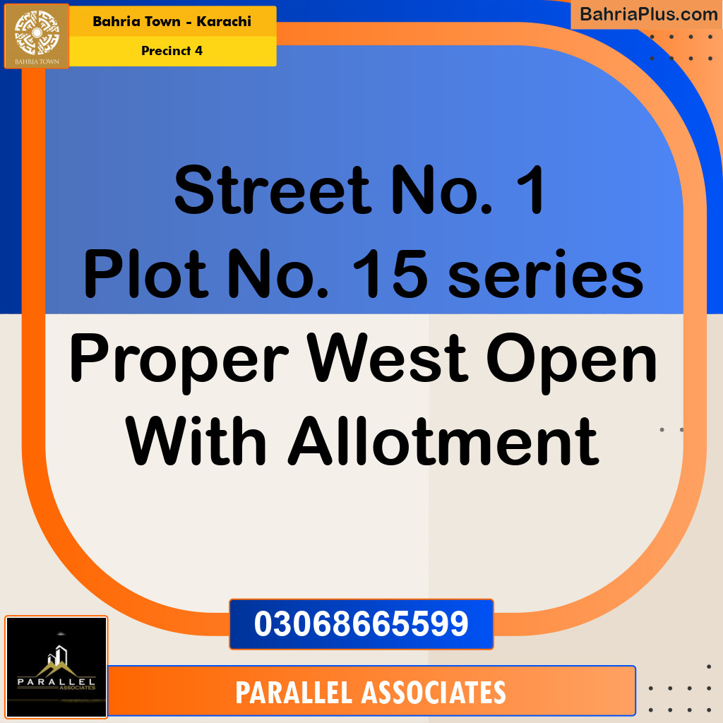 500 Sq. Yards Residential Plot for Sale in Precinct 4 -  Bahria Town, Karachi - (BP-214770)