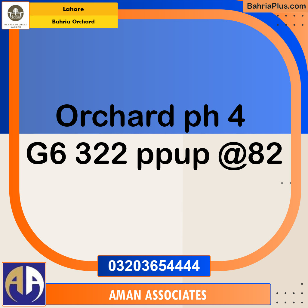 Residential Plot for Sale in Bahria Orchard, Lahore - (BP-214843)