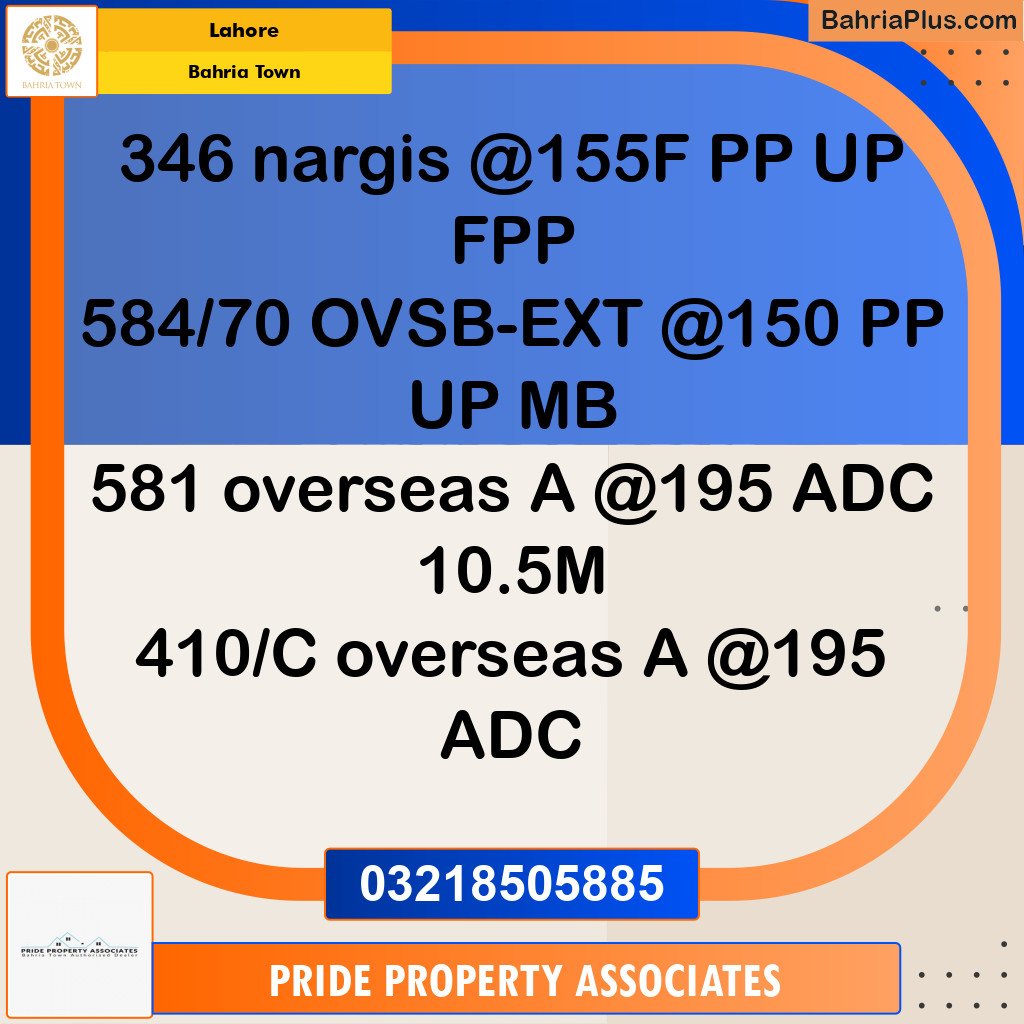 Residential Plot for Sale in Bahria Town, Lahore - (BP-215342)