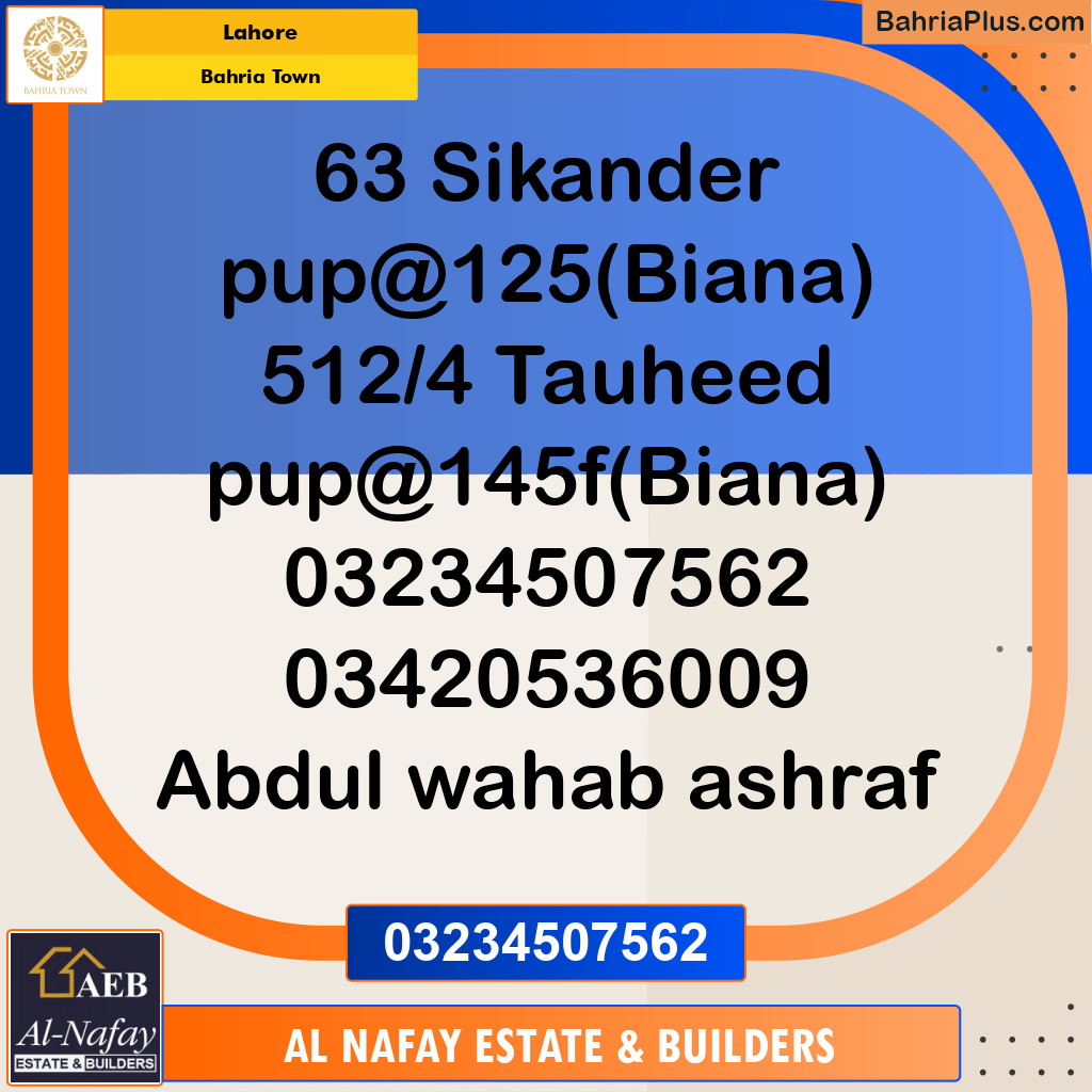 Residential Plot for Sale in Bahria Town, Lahore - (BP-215549)