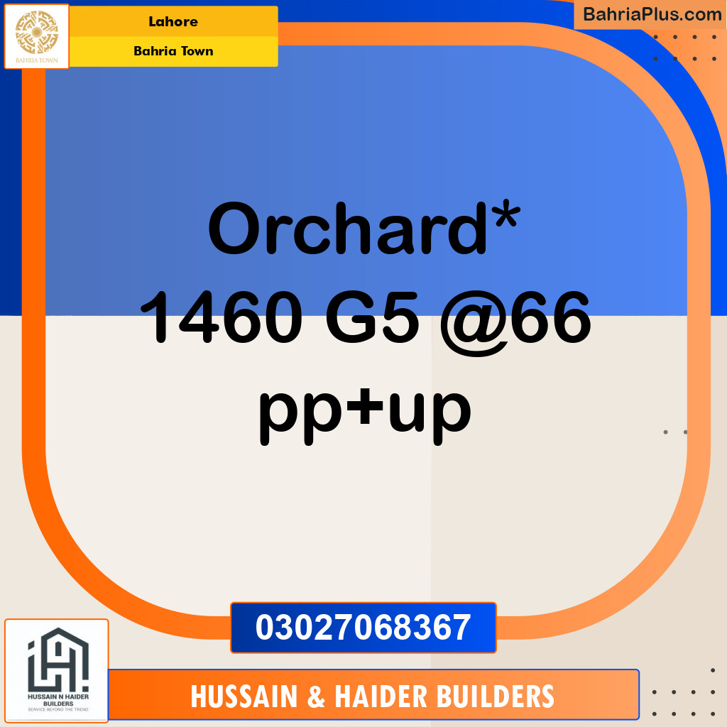 Residential Plot for Sale in Bahria Town, Lahore - (BP-215566)