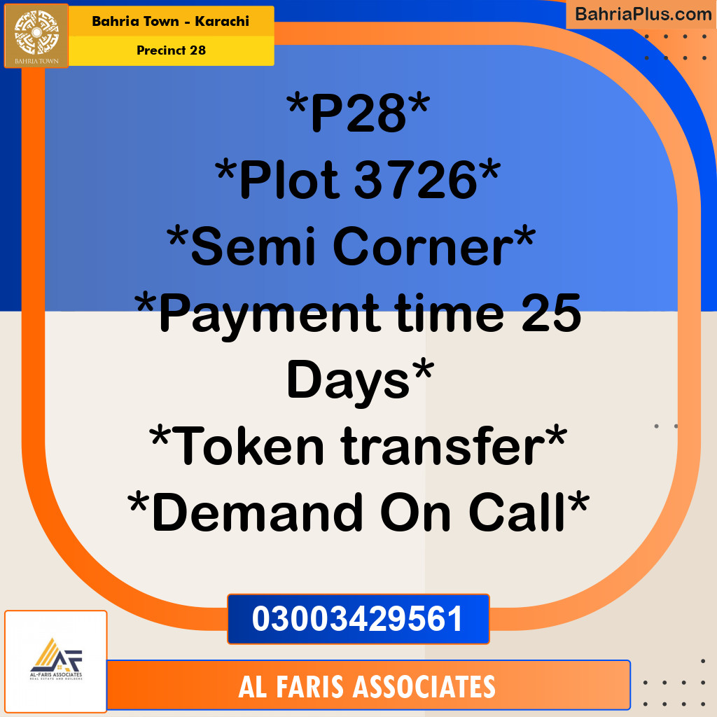 125 Sq. Yards Residential Plot for Sale in Precinct 28 - Bahria Town, Karachi - (BP-215694)