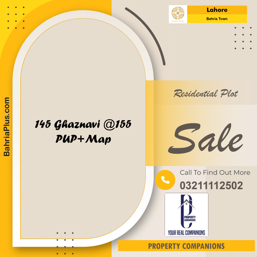 Residential Plot for Sale in Bahria Town, Lahore - (BP-215775)