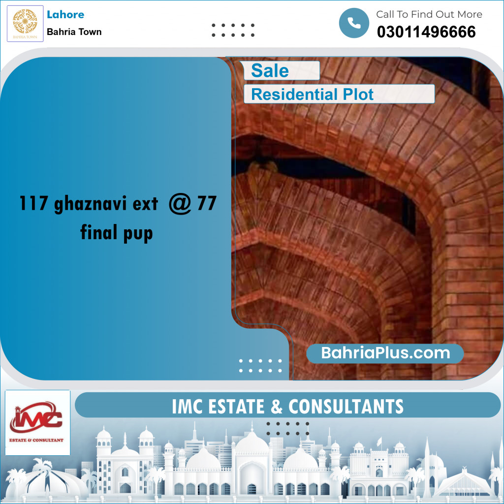 Residential Plot for Sale in Bahria Town, Lahore - (BP-216114)