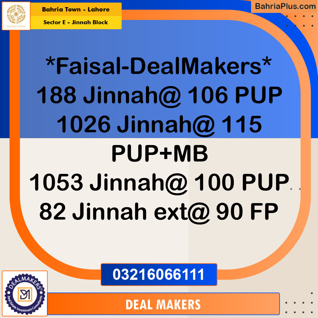 5 Marla Residential Plot for Sale in Sector E - Jinnah Block -  Bahria Town, Lahore - (BP-216124)