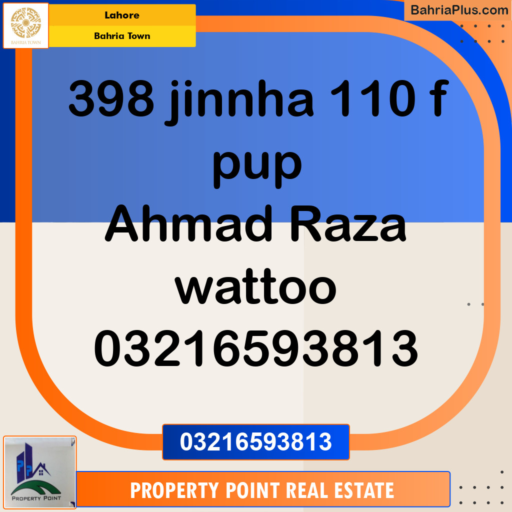 Residential Plot for Sale in Bahria Town, Lahore - (BP-216718)
