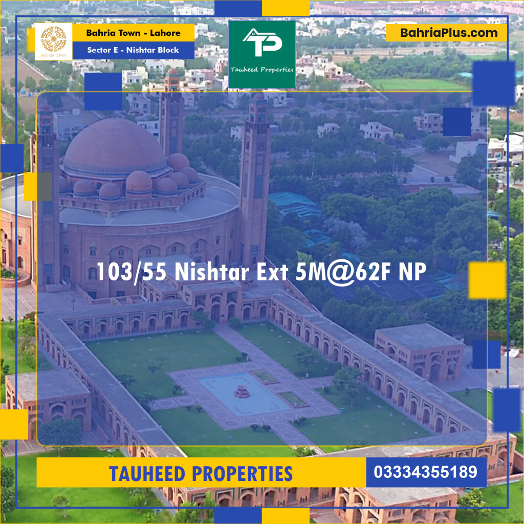 5 Marla Residential Plot for Sale in Sector E - Nishtar Block -  Bahria Town, Lahore - (BP-216732)