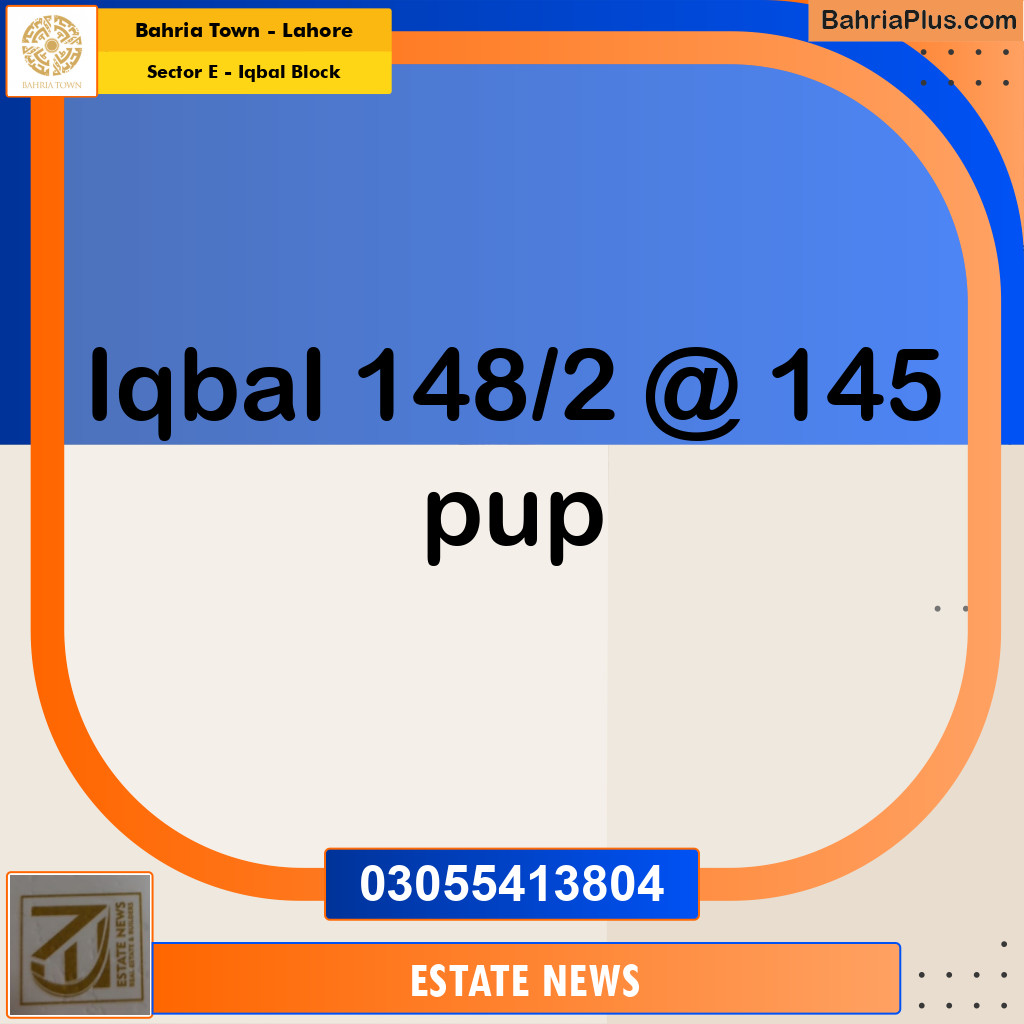 Residential Plot for Sale in Sector E - Iqbal Block -  Bahria Town, Lahore - (BP-216938)