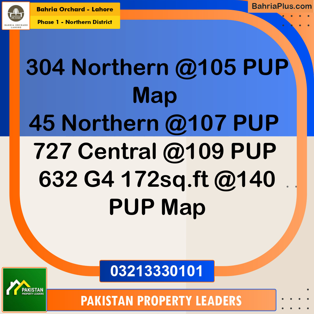 10 Marla Residential Plot for Sale in Phase 1 - Northern District -  Bahria Orchard, Lahore - (BP-217044)