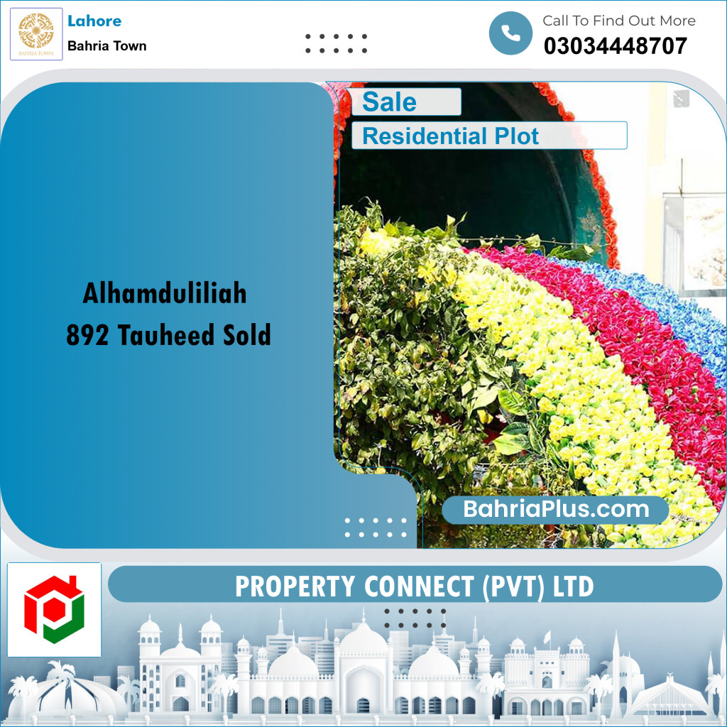 Residential Plot for Sale in Bahria Town, Lahore - (BP-217573)