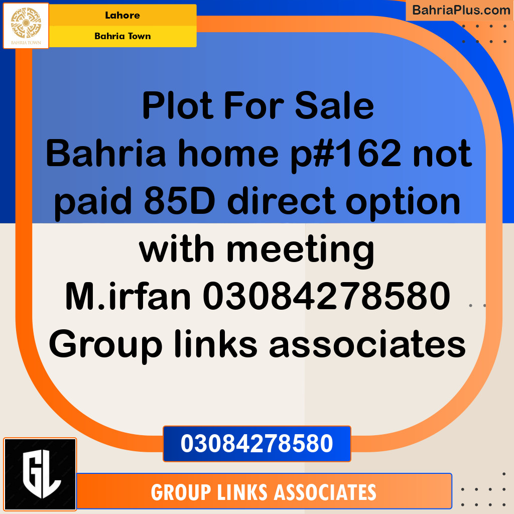 Residential Plot for Sale in Bahria Town, Lahore - (BP-217590)