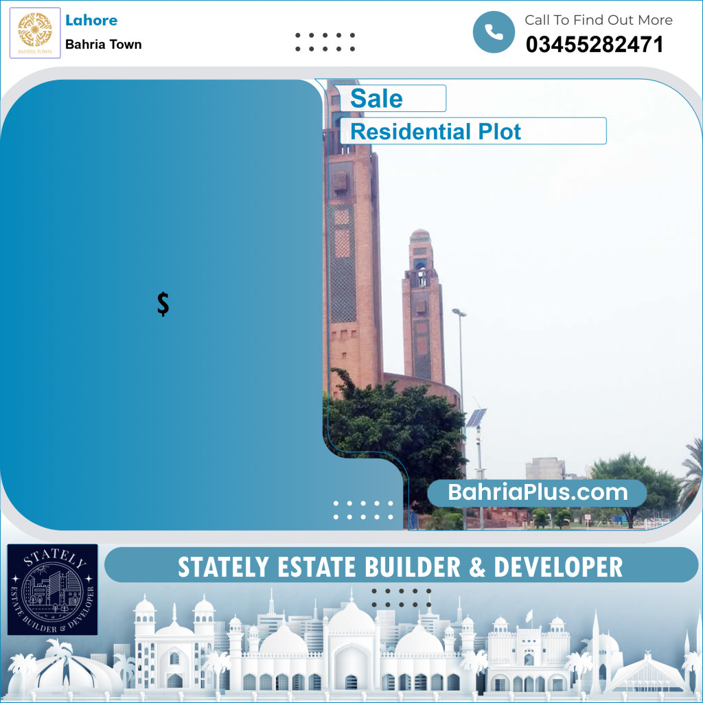 Residential Plot for Sale in Bahria Town, Lahore - (BP-217857)