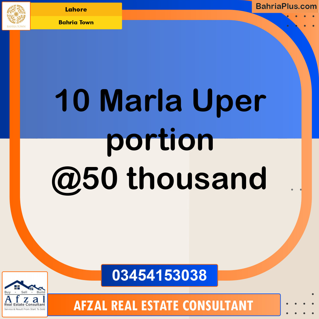 Residential Plot for Sale in Bahria Town, Lahore - (BP-218566)