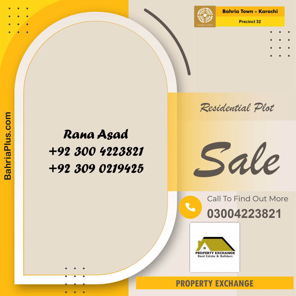 272 Sq. Yards Residential Plot for Sale in Precinct 32 -  Bahria Town, Karachi - (BP-218638)