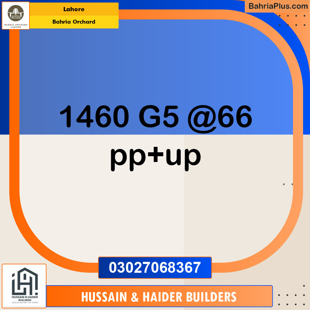 Residential Plot for Sale in Bahria Orchard, Lahore - (BP-218725)