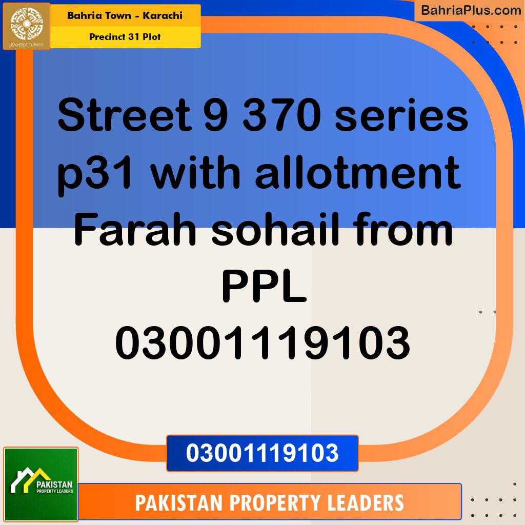 125 Sq. Yards Residential Plot for Sale in Precinct 31 Plot -  Bahria Town, Karachi - (BP-218824)