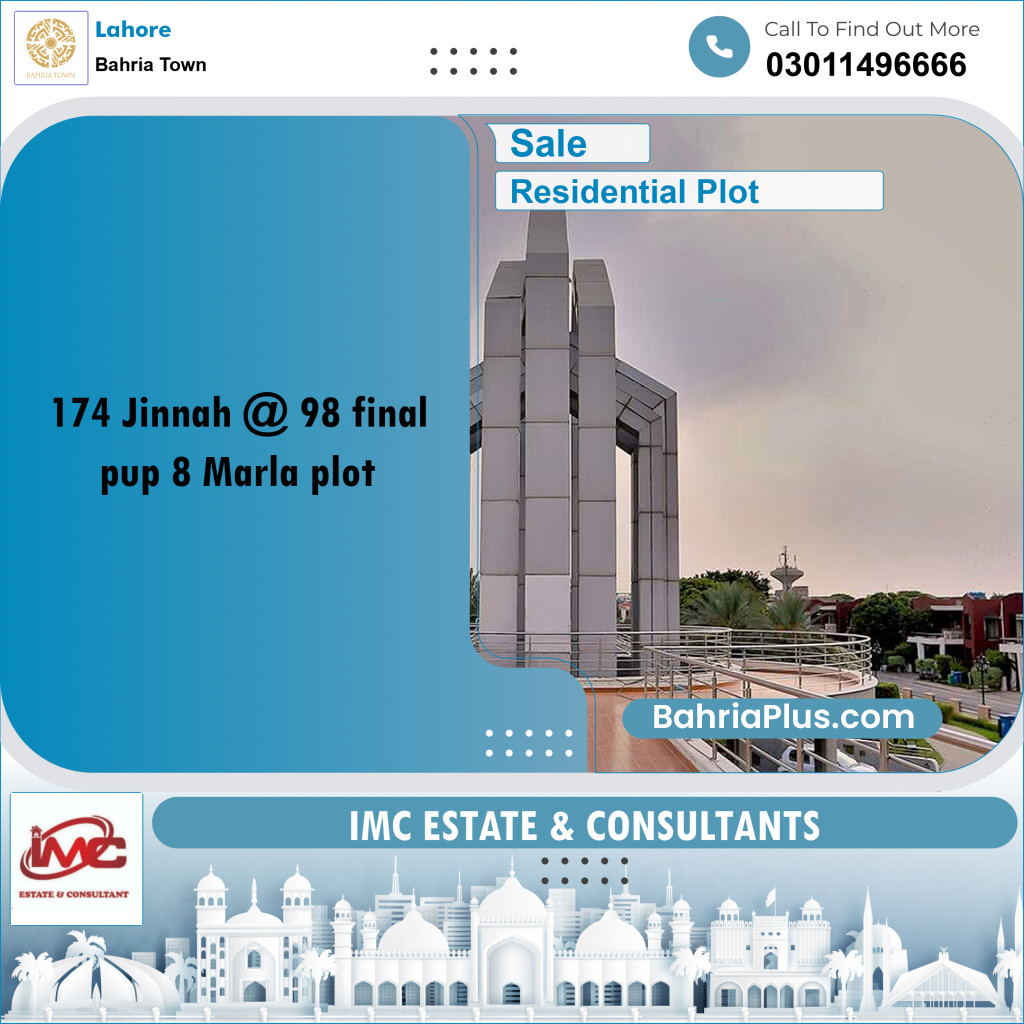 Residential Plot for Sale in Bahria Town, Lahore - (BP-219340)