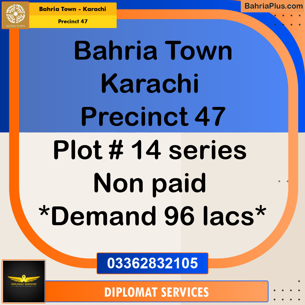 250 Sq. Yards Residential Plot for Sale in Precinct 47 -  Bahria Town, Karachi - (BP-219560)