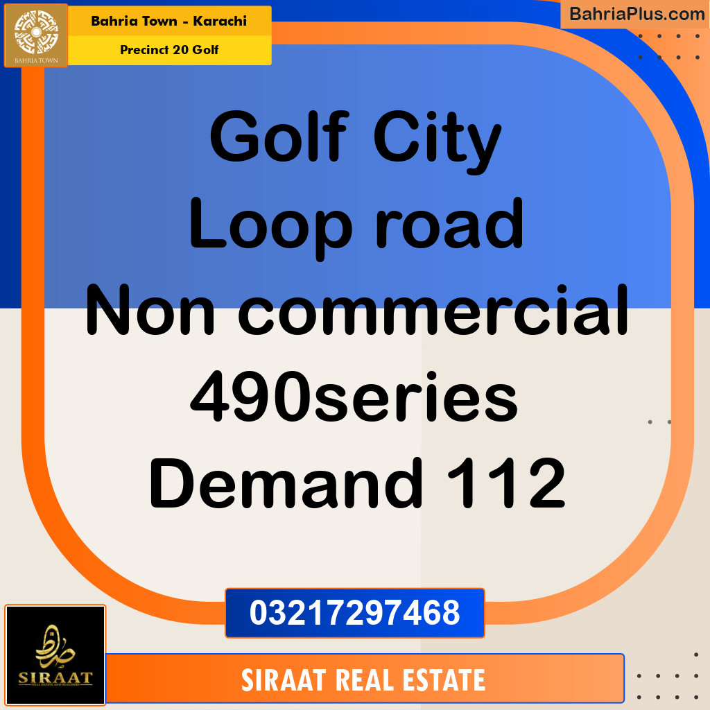 500 Sq. Yards Residential Plot for Sale in Precinct 20 Golf -  Bahria Town, Karachi - (BP-219561)