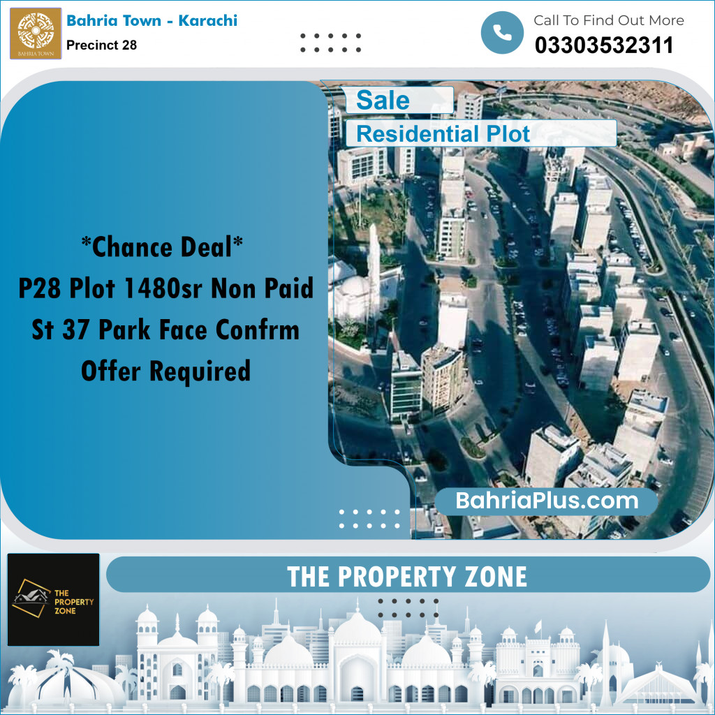 125 Sq. Yards Residential Plot for Sale in Precinct 28 -  Bahria Town, Karachi - (BP-219794)
