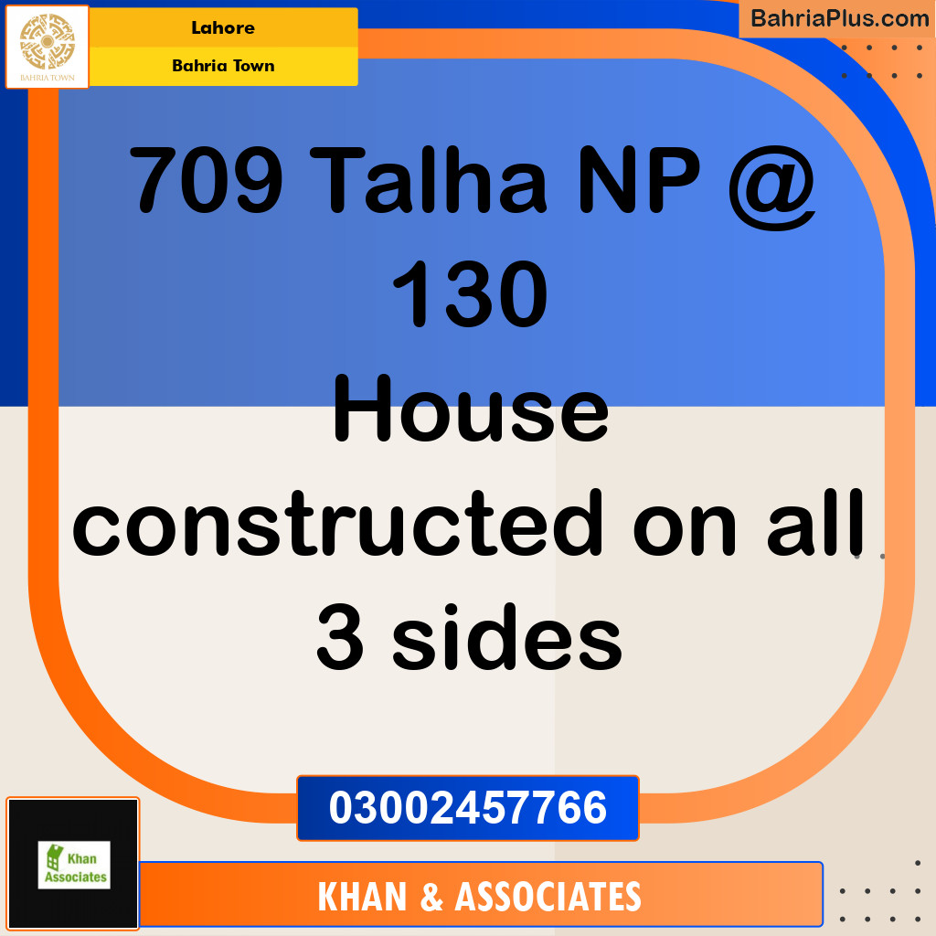 Residential Plot for Sale in Bahria Town, Lahore - (BP-220031)