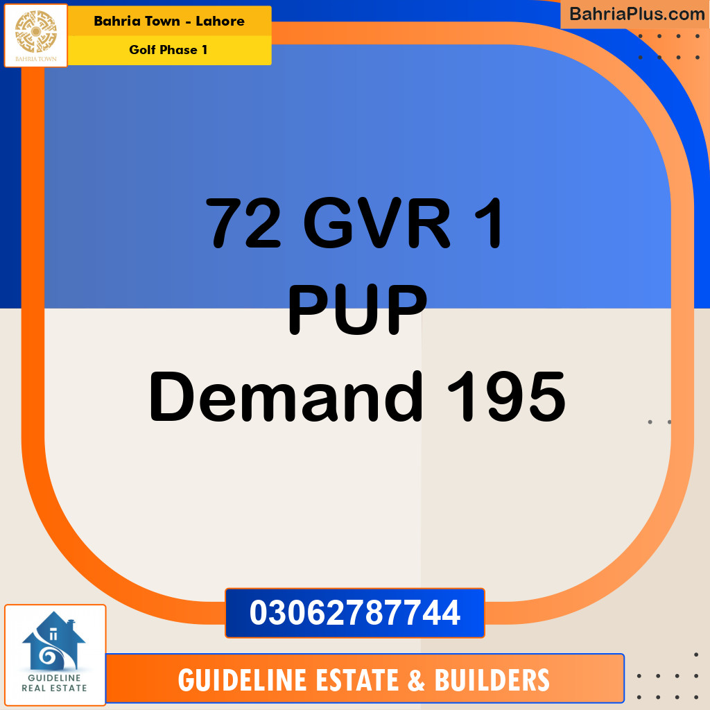 1 Kanal Residential Plot for Sale in Golf Phase 1 -  Bahria Town, Lahore - (BP-220118)