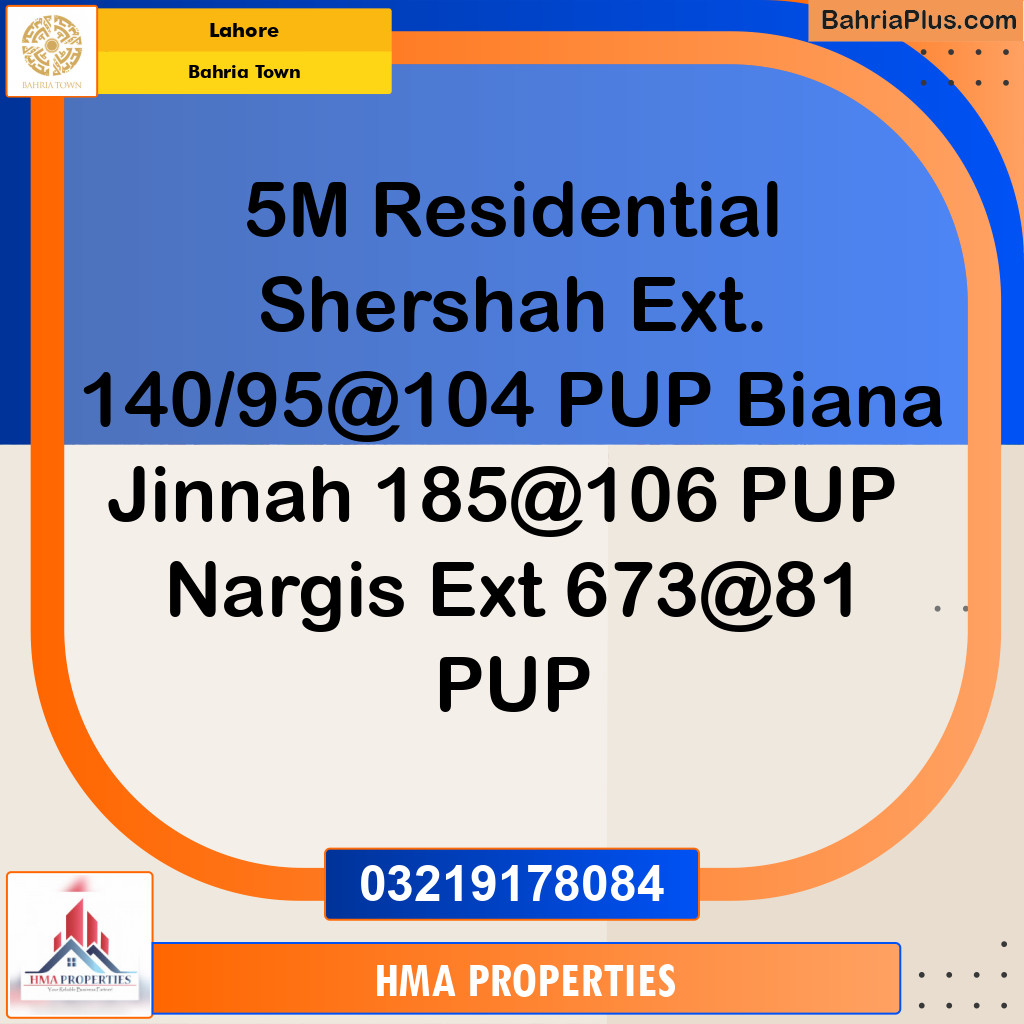 5 Marla Residential Plot for Sale in Bahria Town, Lahore - (BP-220139)