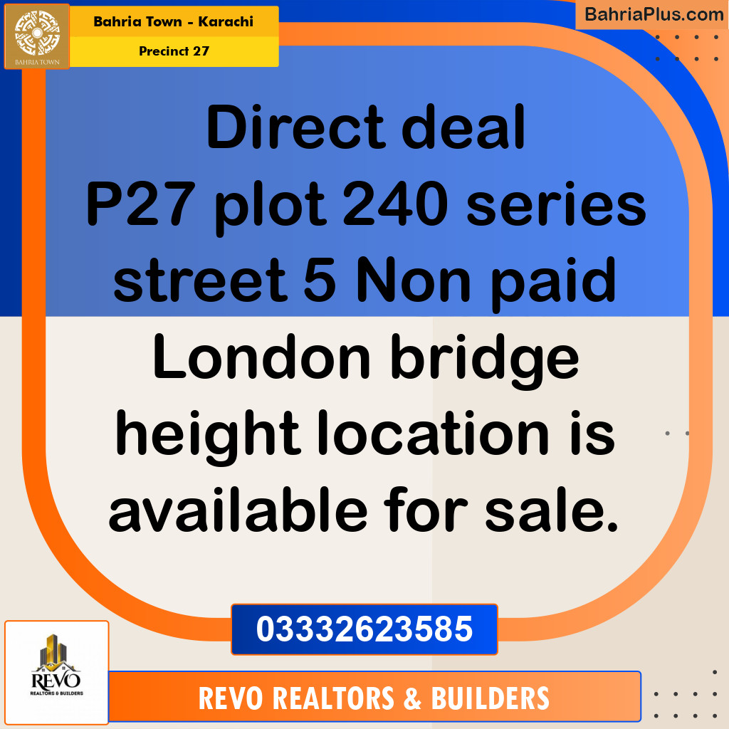 125 Sq. Yards Residential Plot for Sale in Precinct 27 - Bahria Town, Karachi - (BP-220523)