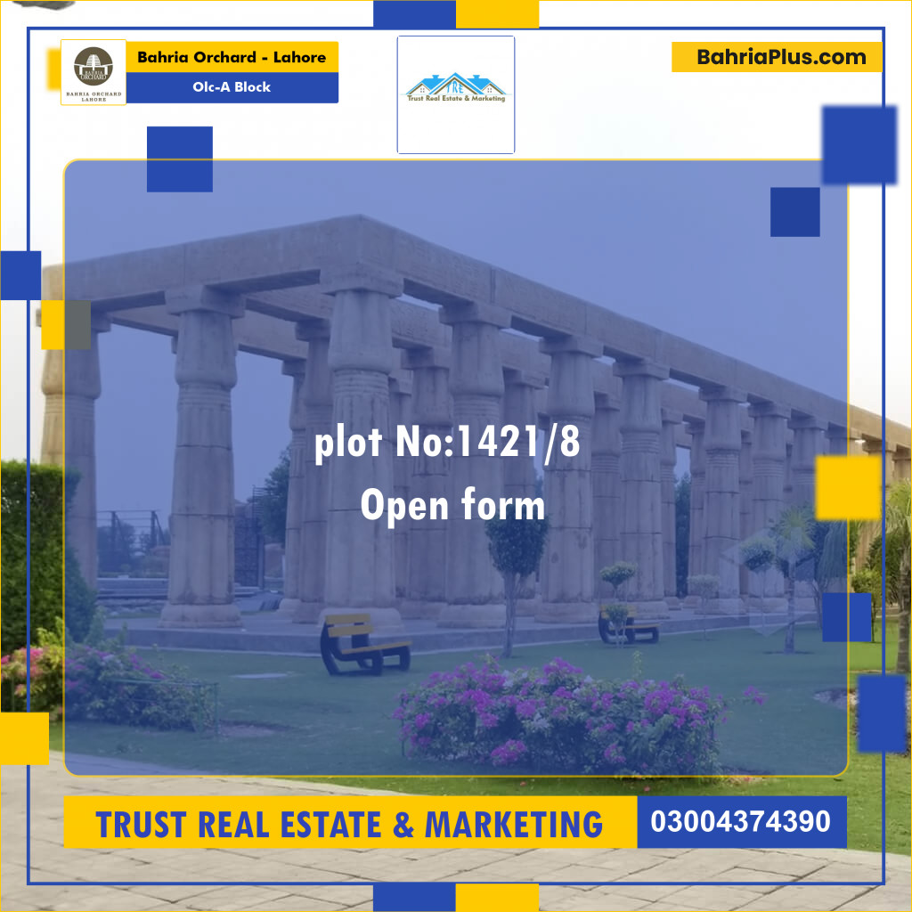 5 Marla Residential Plot for Sale in OLC-A Block - Bahria Orchard, Lahore - (BP-220601)