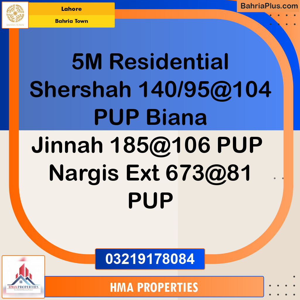 5 Marla Residential Plot for Sale in Bahria Town, Lahore - (BP-220632)