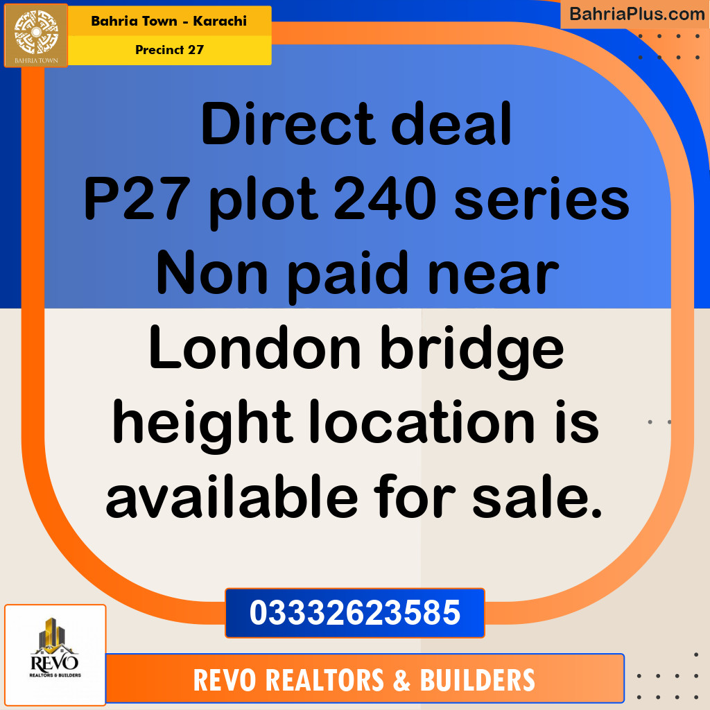 125 Sq. Yards Residential Plot for Sale in Precinct 27 -  Bahria Town, Karachi - (BP-221064)