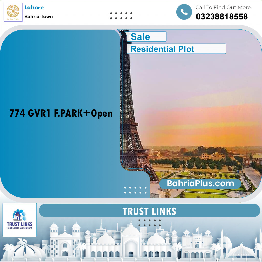 Residential Plot for Sale in Bahria Town, Lahore - (BP-221747)