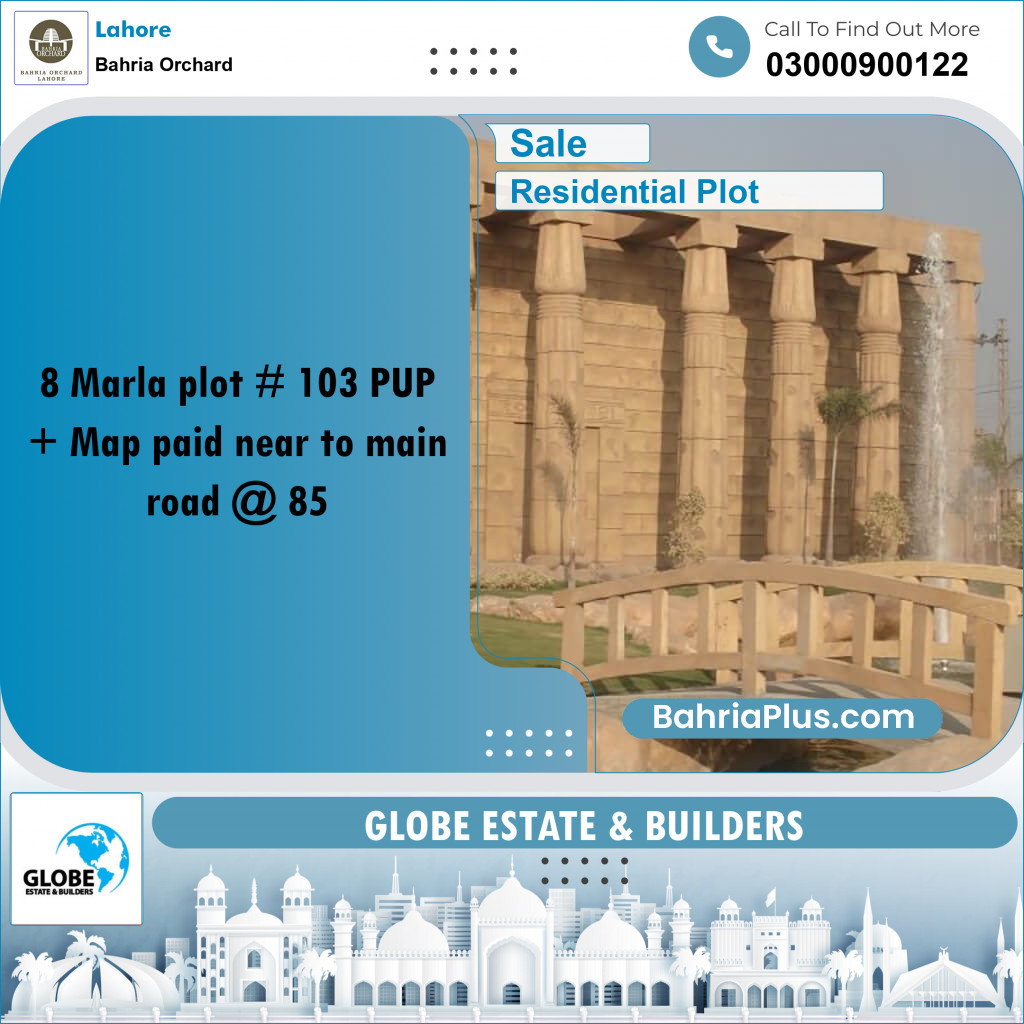Residential Plot for Sale in Bahria Orchard, Lahore - (BP-222212)